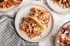 Air Fryer Blackened Salmon Tacos (15-Minute Dinner)