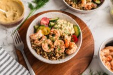Greek Shrimp Bowls (Easy 20 Minute Dinner)