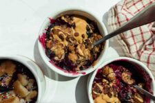 Air Fryer Berry Cobbler (Just 2 Ingredients!)