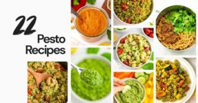 22 Easy Dairy Free Pesto Recipes (Sauces, Pasta & Dinner Ideas)