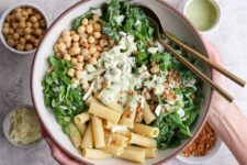 Green Goddess Pasta Salad (Only 6 Ingredients!)