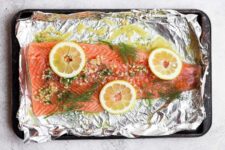 Simple Salmon Marinade (Lemon, Dill & Garlic!)