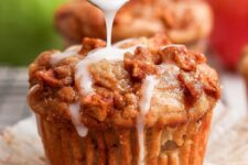 Healthy Apple Muffins with Cottage Cheese (High Protein!)