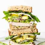 Turkey Mustard Sandwich with Herby Mayo
