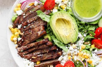 Steak Salad with the Best Steak Salad Dressing