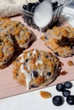Blueberry Cottage Cheese Biscuits with Streusel Topping
