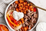 Philly Cheesesteak Bowl (Healthy + Meal-Prep Friendly)