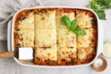 Spinach Quinoa Lasagna Casserole (No Precooking!)