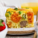 Sweet Potato Breakfast Casserole (Easy Dump & Bake!)