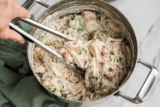 Easy Cottage Cheese Alfredo with Shrimp (20 Minutes)